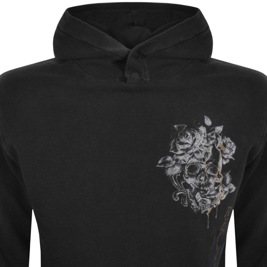 Replay Logo Hoodie Black Mainline Menswear